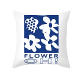 4PCS Home Cotton Decorative Abstract Pattern Throw Pillow Case Cushion Covers For Sofa Couch Bed Chair