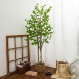 Artificial Plant Potted Hanging Bell Tree Green Plant Bonsai Decoration