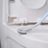 Toilet Brush Long-Handled Golf Brush Head Toilet Brush No Dead Ends Self-Opening and Closing Water-Proof Base