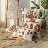 Bohemia Tassels Knitted Morocco Cotton Cushion Cover Pillowcase