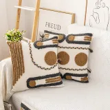 Morocco Tufted Throw Pillow Case Boho Farmhouse Cushion Covers