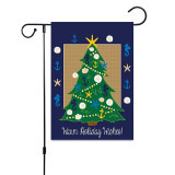 Merry Christmas Tree Holiday Garden Flag Decoration Family Holiday Decoration