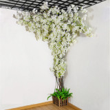 Artificial Cherry Blossom Tree Artificial Flower Silk Wedding Background Wall Decoration Flowers