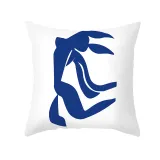4PCS Home Cotton Decorative Abstract Pattern Throw Pillow Case Cushion Covers For Sofa Couch Bed Chair