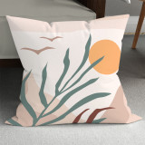 4PCS Home Cotton Decorative Pattern Printing Throw Pillow Case Cushion Covers For Sofa Couch Bed Chair