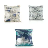 3PCS Home Cotton Decorative Throw Luxury Pillow Case Cushion Covers For Sofa Couch Bed Chair