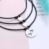 Mother's Day Gifts Bracelets Necklace Set Jewelry Matching Heart Bracelet from Daughter Mom