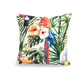 Fancy Flowers Tropical Plants Flamingo Throw Pillow Case Cushion Cover