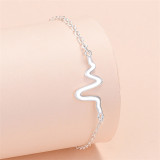 Silver Clavicle Pendant Chain Jewelry Bracelet