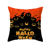 Halloween Holiday Pillowcase Pumpkin Castle Cushion Pillow Cover
