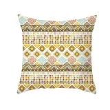 4PCS Home Cotton Decorative Bohemia Geometry Throw Pillow Case Cushion Covers For Sofa Couch Bed Chair