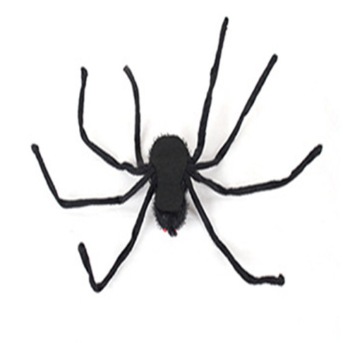 Tricky Toy Black Spider Halloween Plush Toy Simulation Spider