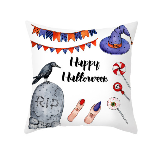Halloween Holiday Pillow Cover Cushion Pillow Case