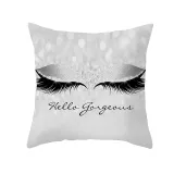 4PCS Home Cotton Decorative Eyes Lips Throw Pillow Case Cushion Covers For Sofa Couch Bed Chair