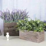 Artificial Eucalyptus Plant Combination Wooden Potted Landscape Decoration