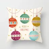 Home Decoration Christmas Tree Pillowcase Cartoon Printing Home Sofa Cushion Cover