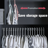 Space Saving Clothes Hangers Multifunctional Closet Organizer Wardrobe Cascading Hanger 9 Slots