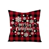 Home Decoration Christmas Letter Pillowcase Cushion Pillow Cover