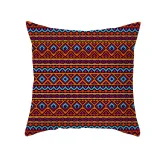 4PCS Home Cotton Decorative Bohemia Geometry Throw Pillow Case Cushion Covers For Sofa Couch Bed Chair