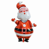 Merry Christmas Decorate Santa Claus Christmas Tree Tassels and Balloon