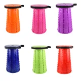Portable Telescopic Folding Stools Collapsible Retractable Camping Fishing Hiking Stools