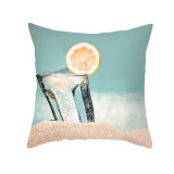 4PCS Home Cotton Decorative Sandbeach Throw Pillow Case Cushion Covers For Sofa Couch Bed Chair