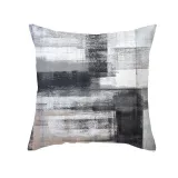 4PCS Home Cotton Decorative Multicolor Oil Painting Throw Pillow Case Cushion Covers For Sofa Couch Bed Chair