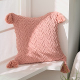 Chenille Knit Decorative Handmade Pillowcase Throw Pillow Case Cushion Covers