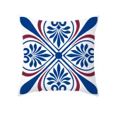4PCS Chinese Style Geometry Decorative Throw Pillow Case Cushion Covers For Sofa Couch Bed Chair