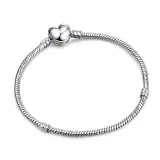 Women's DIY Adjustable 3mm Snake Bone Silver Basic Chain Charm Jewelry