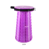 Portable Telescopic Folding Stools Collapsible Retractable Camping Fishing Hiking Stools