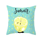 4PCS Home Cotton Decorative Fruits Printing Throw Pillow Case Cushion Covers For Sofa Couch Bed Chair