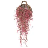 Single Artificial Plant Golden Bell Willow Wall Hanging Flower Rattan Wall Decoration
