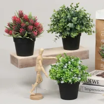 Artificial Plant Orchid Grass Combination Potted Landscape Decoration