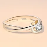 0.3 Carat Diamond Ring Eternity Engagement Wedding Band With Gift Box