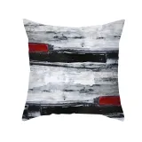 4PCS Home Cotton Decorative Multicolor Oil Painting Throw Pillow Case Cushion Covers For Sofa Couch Bed Chair