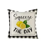 4PCS Home Cotton Decorative Sunflower Throw Pillow Case Cushion Covers For Sofa Couch Bed Chair