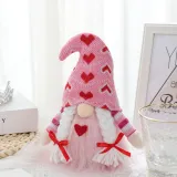 2PCS Easter Heart Envelope Bear Gnomes Faceless Plush Doll Holiday Decorations