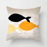 4PCS Fish Home Cotton Decorative Throw Pillow Case Cushion Covers