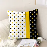 4PCS Home Cotton Decorative Geometry Throw Pillow Case Cushion Covers For Sofa Couch Bed Chair