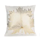 4PCS Home Cotton Decorative Gold Blocking Throw Pillow Case Cushion Covers For Sofa Couch Bed Chair