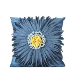 3D Sunflower Handmade Decorative Throw Pillow Case Cushion Covers For Sofa Couch