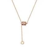 Full Drill Tassel Diamond Pendant Chain Jewelry Necklace