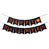 Happy Halloween Decoration Set Pumpkin Ghost Bat Human Skeleton and Balloon