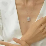 Give me a Hug Ring Necklace Love Style Hug Jewelry Set