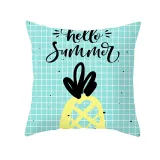 4PCS Home Cotton Decorative Fruits Printing Throw Pillow Case Cushion Covers For Sofa Couch Bed Chair