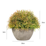 Artificial Cordyceps Potted Plant Combination Mini Pulp Basin Desktop Decoration