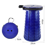 Portable Telescopic Folding Stools Collapsible Retractable Camping Fishing Hiking Stools