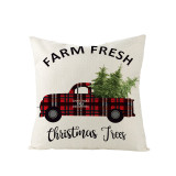 Home Decoration Christmas Tree Car Pillowcase Cushion Pillow Cover
