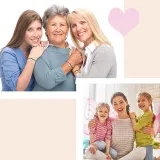Mother's Day Gifts Bracelets Necklace Set Jewelry Matching Heart Bracelet from Daughter Mom